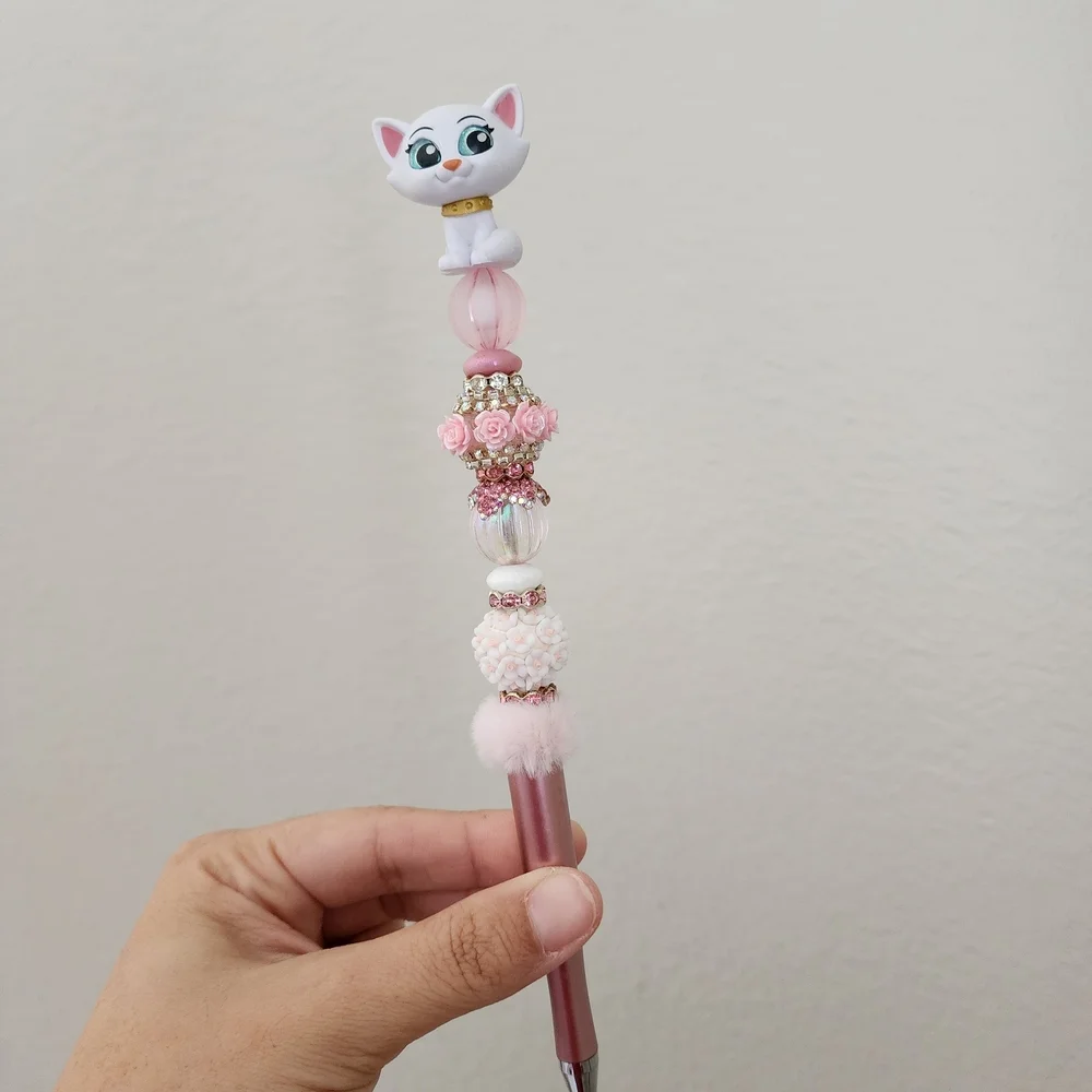 Disney Marie Doorable Beaded Pen